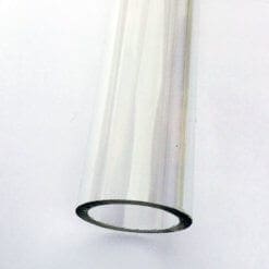 PVC Sight Glass Tube - 2-3/8" OD, Clear, Round, 60" Long, EA (PVCT2065)