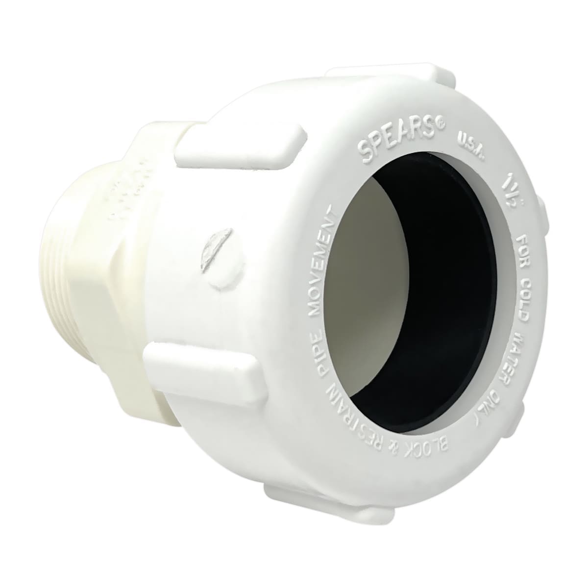 Sight Glass Compression Fitting 1-7/8" Tube x 1-1/2" NPT Male, Buna Gasket, 200 PSI, EA (PCM108)