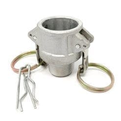 Aluminum Type B Cam and Groove Fitting, 3/4" Female Camlock x 3/4" Male NPT (CAM-07-B-AL)