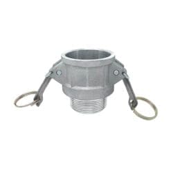 Type B Aluminum Cam and Groove Fitting, 1-1/2" Female Camlock Coupler x 1-1/2" Male NPT (CAM-15-B-AL)