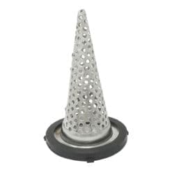 2" Funnel Suction Strainer, Witch Hat, Stainless Steel