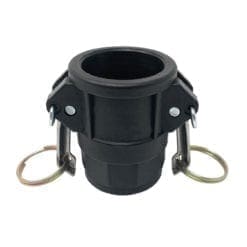 Type D Poly Cam and Groove Fitting, 1" Female Camlock x 1" Female NPT (CAM-10-D-PP)