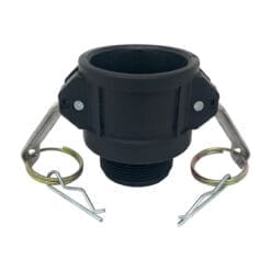 Type B Poly Cam Lock Fitting, 1-1/2" Female Cam and Groove x 1-1/2" Male NPT (CAM-15-B-PP)