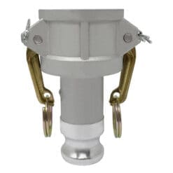 Gloxco Aluminum Type DA Cam and Groove Hose Fitting, Reducer, 1-1/2" Female Coupler x 1" Male Adapter (CAM-1510-DA-AL))