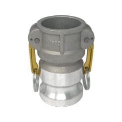 Gloxco Aluminum Type DA Cam and Groove Hose Fitting, Reducer, 1-1/2" Female Coupler x 2" Male Adapter (CAM-1520-DA-AL)
