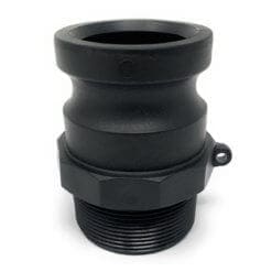 Type F Poly Camlock Fitting, 2" (CAM-20-F-PP)