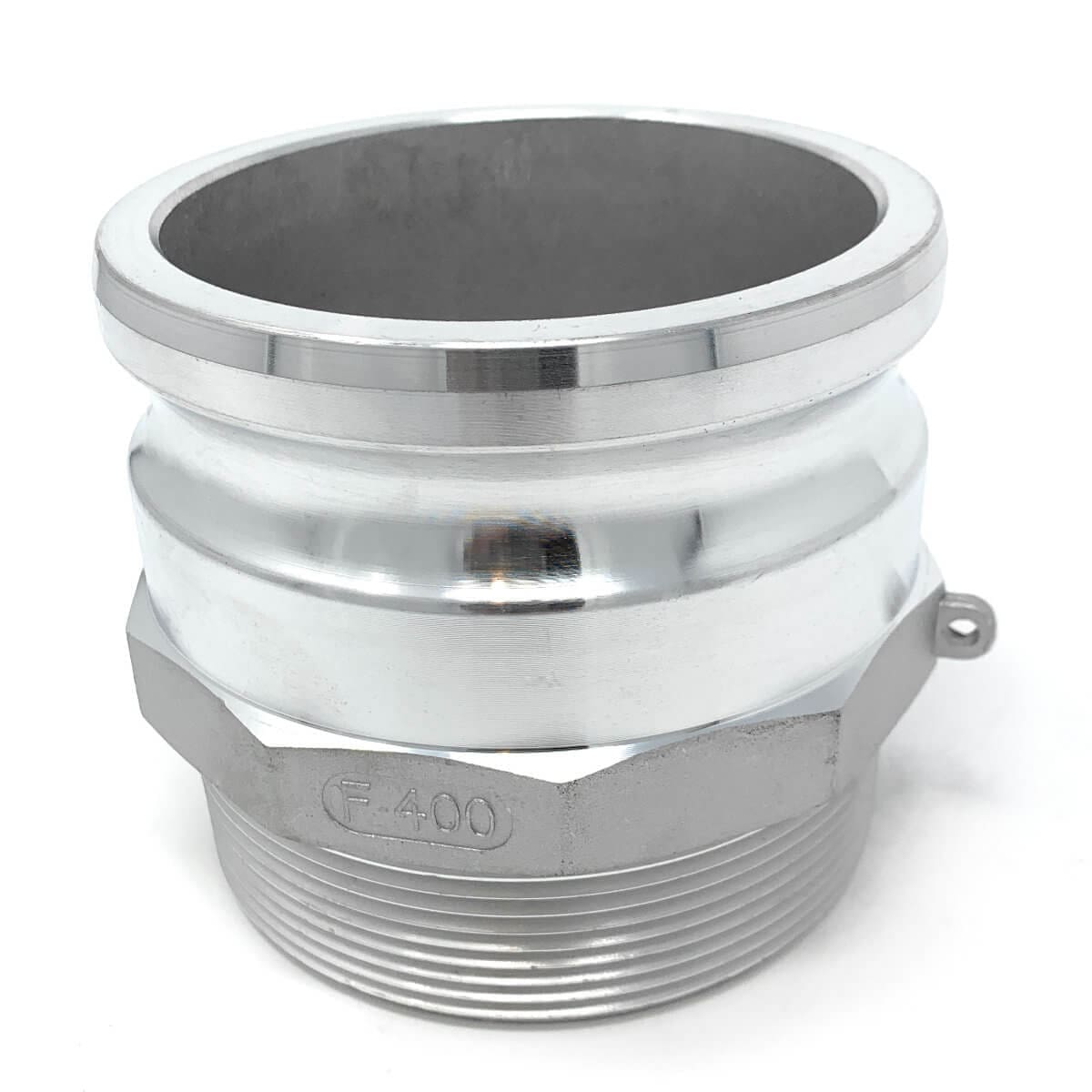 Aluminium 4" Type F Camlock Adapter (CAM-4-F-AL)