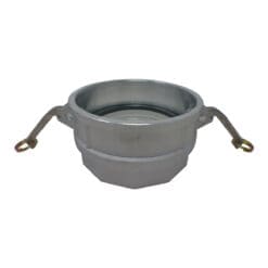 Aluminum Type D Cam and Groove Fitting, 6" Female Camlock x 6" Female NPT (CAM-60-D-AL)