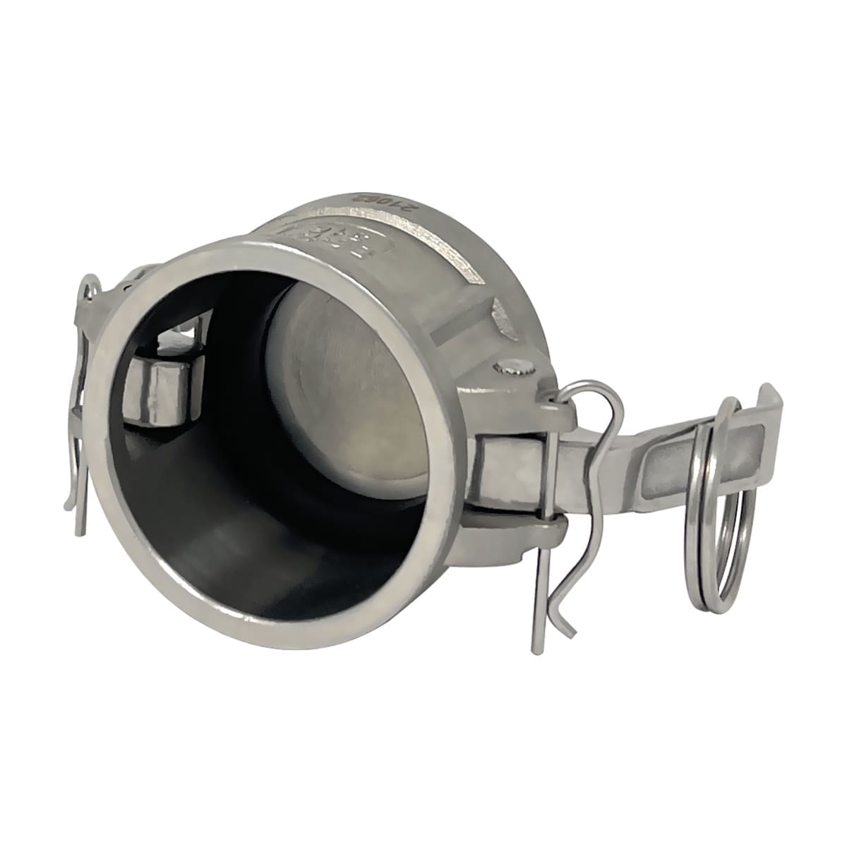 Stainless Steel 1-1/2" Cam and Groove Dust Cap, Type DC Fitting (CAM-15-DC-SS)