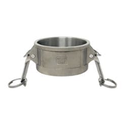 Stainless Steel 3" Cam and Groove Dust Cap, Type DC Fitting (CAM-30-DC-SS)