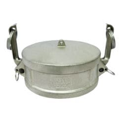 Stainless Steel 4" Cam and Groove Dust Cap, Type DC Fitting (CAM-40-DC-SS)