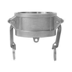 Stainless Steel 1" Cam and Groove Dust Cap, Type DC Fitting (CAM-10-DC-SS)