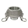 Self Locking Camlock Fitting, Type B, Aluminum, 1-1/2" Female Cam and Groove x 1-1/2" Male NPT (CAM-15-BSL-AL)