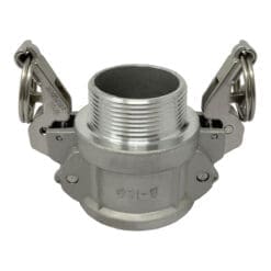 Self Locking Camlock Fitting, Type B, Aluminum, 1-1/2