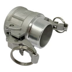 Self Locking Camlock Fitting, Type B, Aluminum, 1-1/2