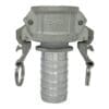 Self Locking Camlock Fitting, Type C, Aluminum, 1-1/2" Female Camlock Coupler x 1-1/2" Hose Shank (CAM-15-CSL-AL)