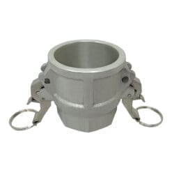 Self Locking Camlock Fitting, Type D, Aluminum, 2″ Female Camlock x 2″ Female NPT (CAM-20-DSL-AL)