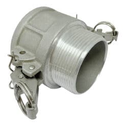 Self Locking Camlock Fitting, Type B, Aluminum, 2-1/2