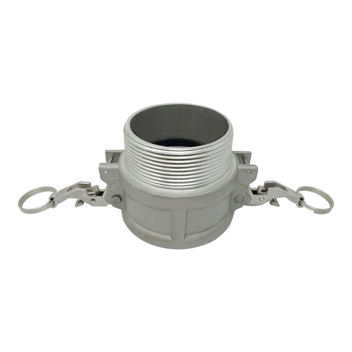 Self Locking Camlock Fitting, Type B, Aluminum, 3" Female Cam and Groove x 3" Male NPT (CAM-30-BSL-AL)