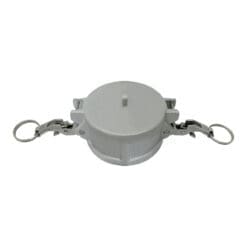 Self Locking Camlock Fitting, Type DC, Aluminum, 3" Cam and Groove Dust Cap (CAM-30-DCSL-AL)