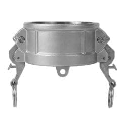 Self Locking Camlock Fitting, Type DC, Stainless Steel, 2" Cam and Groove Dust Cap (CAM-20-DCSL-SS)