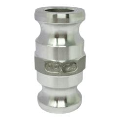 Aluminum Type AA Cam and Groove Fitting Spool Adapter, 1-1/4" Male Camlock Adapter x 1-1/4" Male Camlock Adapter (CAM-125-AA-AL)