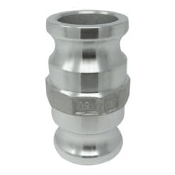 Aluminum Type AA Cam and Groove Fitting Spool Adapter, 1-1/2" Male Camlock Adapter x 1-1/2" Male Camlock Adapter (CAM-15-AA-AL)