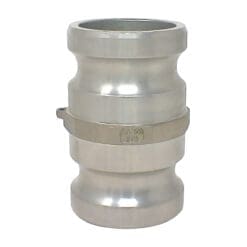 Stainless Steel Type AA Cam and Groove Fitting Spool Adapter, 2" Male Camlock Adapter x 2" Male Camlock Adapter (CAM-20-AA-SS)