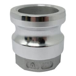 Aluminum Type AR Cam and Groove Fitting Reducer, 2" Male Camlock x 1-1/2" Female NPT (CAM-2015-AR-AL)