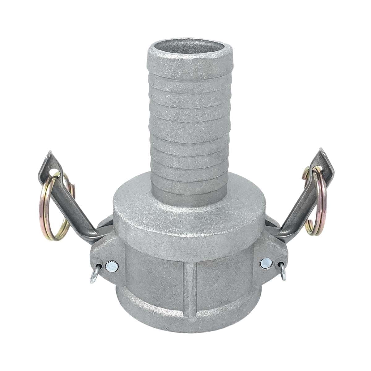 Aluminum Type CR Cam and Groove Fitting Reducer, 2" Female Camlock x 1-1/2" Hose Shank (CAM-2015-CR-AL) - Image 2