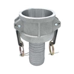 Aluminum Type CR Cam and Groove Fitting Reducer, 2" Female Camlock x 1-1/2" Hose Shank (CAM-2015-CR-AL)