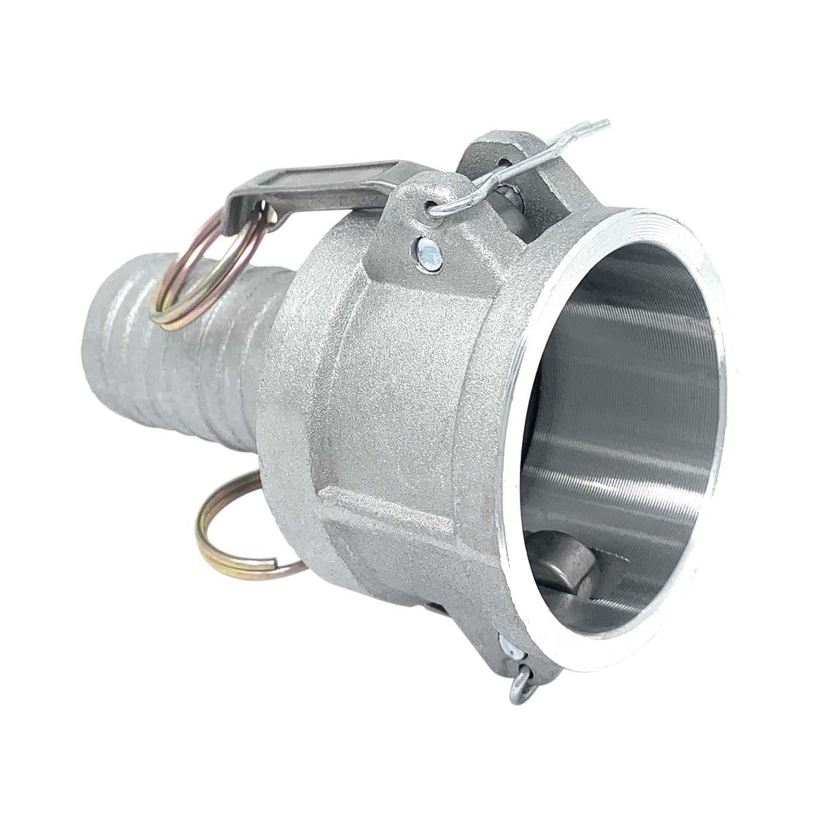 Aluminum Type CR Cam and Groove Fitting Reducer, 2" Female Camlock x 1-1/2" Hose Shank (CAM-2015-CR-AL) - Image 3