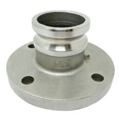 Stainless Steel Type FA Cam and Groove Fitting, 3" Male Camlock Adapter x 150# Flange (CAM-30-FA-SS)