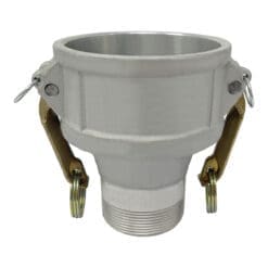 Aluminum Type BR Cam and Groove Fitting Reducer, 3" Female Camlock x 2" Male NPT (CAM-3020-BR-AL)