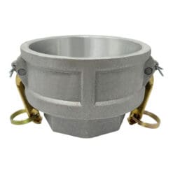 Aluminum Type DR Cam and Groove Fitting Reducer, 4" Female Camlock x 3" Female NPT (CAM-4030-DR-AL)