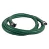 2" Green PVC Suction Hose Assembly, Female Camlock x Male NPT KC Nipple, 65 PSI, 20' Length