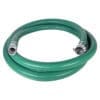 3" Green PVC Suction Hose Assembly, Male Camlock x Female Camlock, 60 PSI, 30' Length