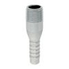 Combination (KC) Nipple Fitting, 1/2" Hose Shank x 1/2" Male NPT, Zinc Plated Steel (KCN-050-NPT-GS)