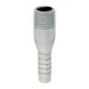 Combination (KC) Nipple Fitting, 1/2" Hose Shank x 1/2" Male NPT, Zinc Plated Steel (KCN-050-NPT-GS)