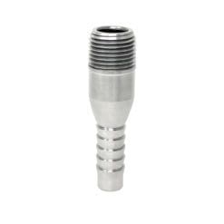 Combination (KC) Nipple Fitting, 1/2" Hose Shank x 1/2" Male NPT, Steel (KCN-050-NPT-ST)