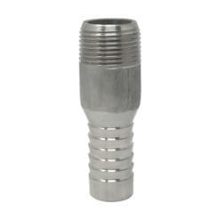 Combination (KC) Nipple Fitting, 3/4" Hose Shank x 3/4" Male NPT, Steel (KCN-075-NPT-ST)