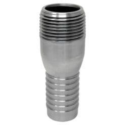 Combination (KC) Nipple Fitting, 1" Hose Shank x 1" Male NPT, Steel (KCN-100-NPT-ST)