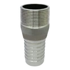 Combination (KC) Nipple Fitting, 1-1/2" Hose Shank x 1-1/2" Male NPT, Steel (KCN-150-NPT-ST)