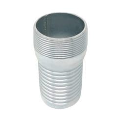 Combination (KC) Nipple Fitting, 3" Hose Shank x 3" Male NPT, Zinc Plated Steel (KCN-300-NPT-GS)