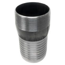Combination (KC) Nipple Fitting, 4" Hose Shank x 4" Male NPT, Steel (KCN-400-NPT-ST)