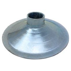 1-1/2" Bottom Hole Skimmer Suction Strainer, Zinc Plated Steel