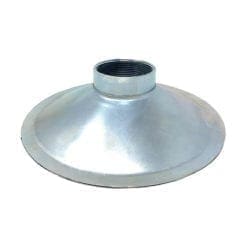 3" Bottom Hole Skimmer Suction Strainer, Zinc Plated Steel