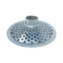 2" Top Hole Skimmer Suction Strainer, Zinc Plated Steel