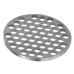 2" Threaded Plate Strainer for Cam and Groove Fittings, 1/4" Holes, Aluminum (STR-PS200-025-AL)