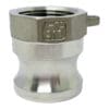 Stainless Steel Type A Cam and Groove Fitting, 3/4" Male Camlock x 3/4" Female NPT (CAM-07-A-SS)